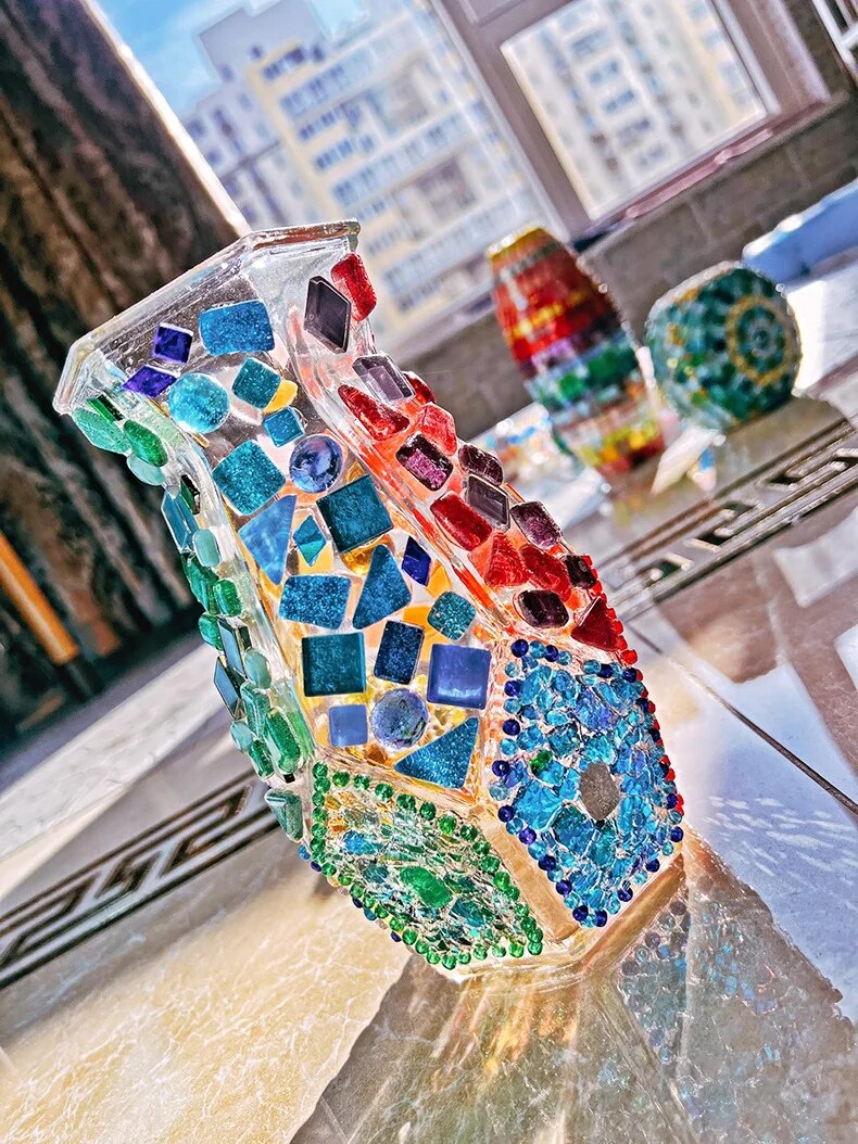 1000G Various DIY Mosaic Crystal Glass tiles