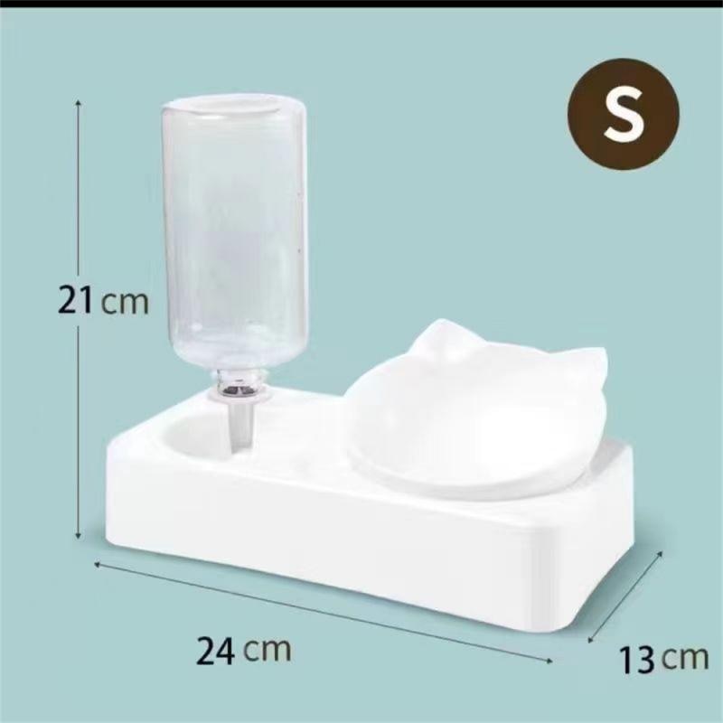Automatic Pet Feeder Bowl with Water Dispenser - scottsoutlet