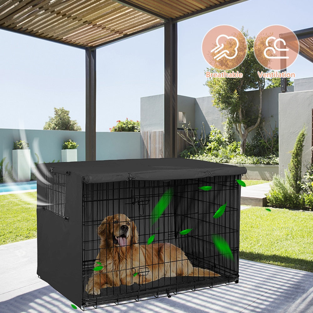 Dustproof Waterproof Kennel Pet Cage Cover - scottsoutlet