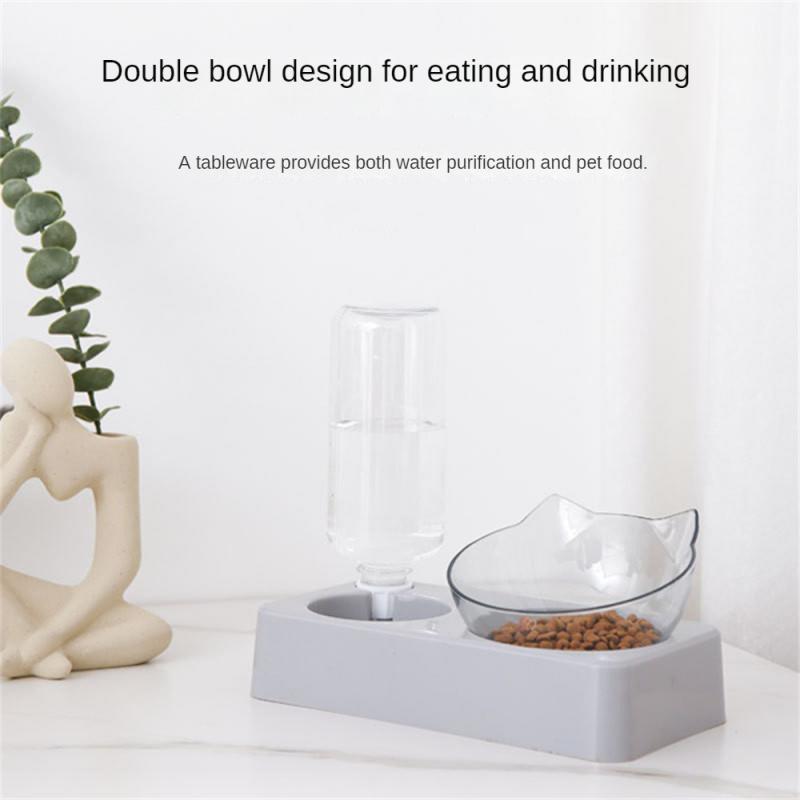 Automatic Pet Feeder Bowl with Water Dispenser - scottsoutlet
