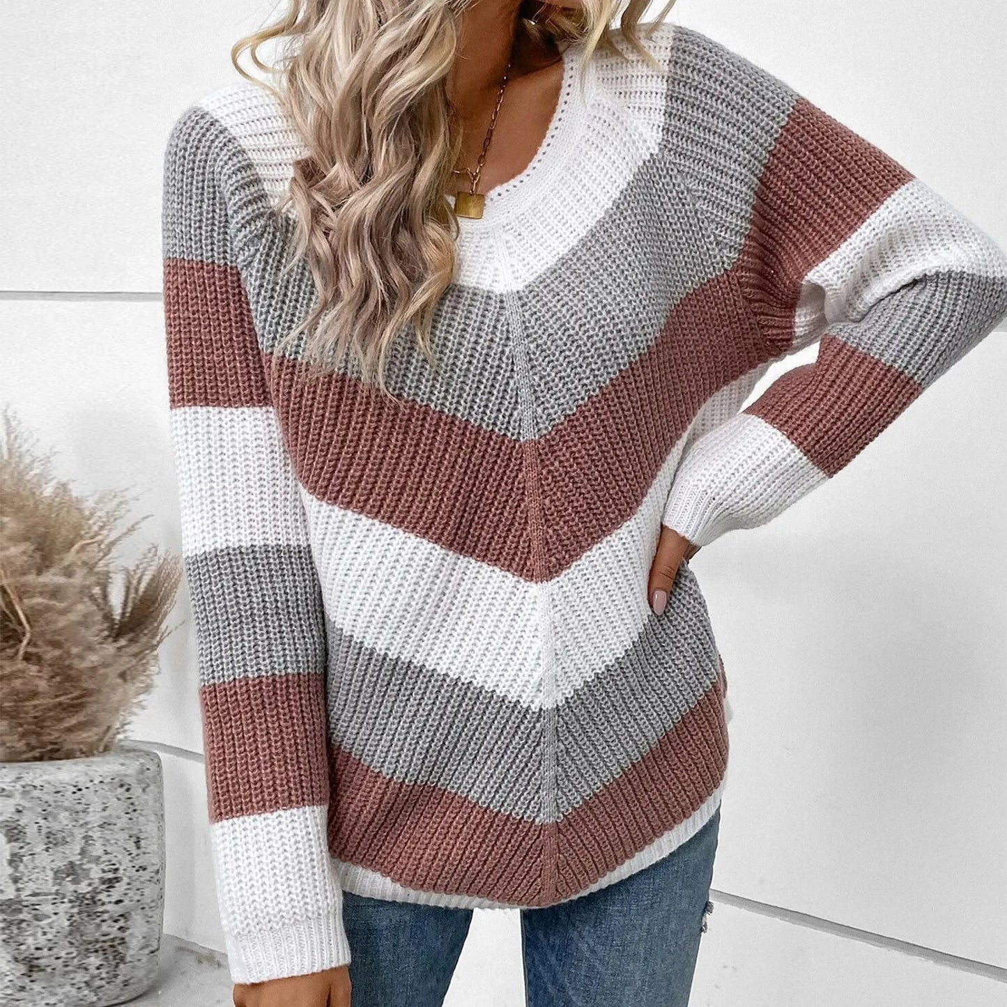 Sweater Knitted Top Women