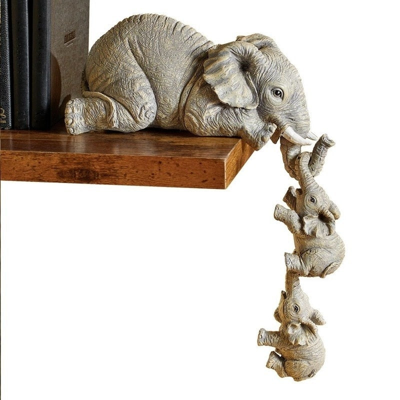 3pcs/set Cute Elephant Figurines - scottsoutlet